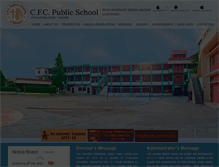 Tablet Screenshot of cfcpublicschoolludhiana.com